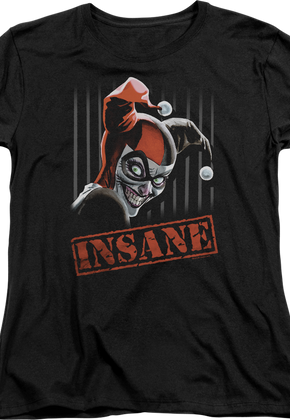 Womens Insane Harley Quinn Shirt