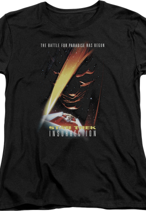 Womens Insurrection Poster Star Trek Shirt
