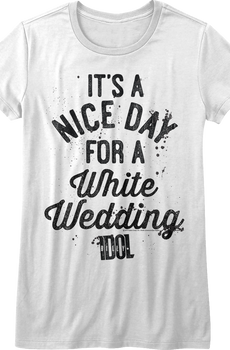 Womens It's A Nice Day For A White Wedding Shirt