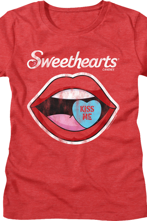 Womens Kiss Me Sweethearts Shirtmain product image