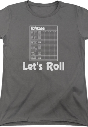 Womens Let's Roll Yahtzee Shirt