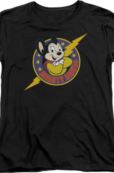 Womens Lightning Bolt Mighty Mouse Shirt