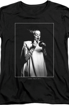 Womens Looks That Kill Bride Of Frankenstein Shirt