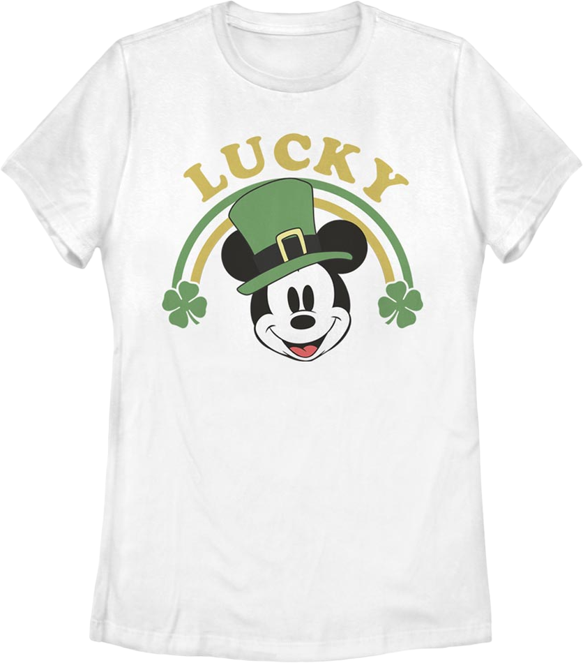 Womens Lucky Mickey Mouse Disney Shirt