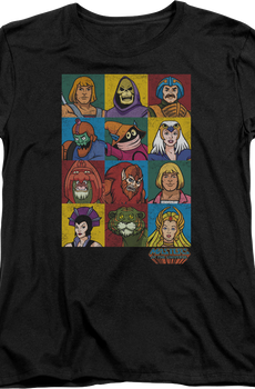 Womens Masters Of The Universe Characters Shirt