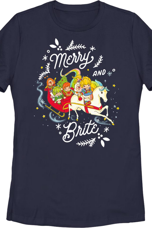 Womens Merry And Brite Rainbow Brite Shirtmain product image