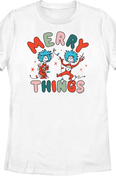 Womens Merry Things Dr. Seuss Shirt