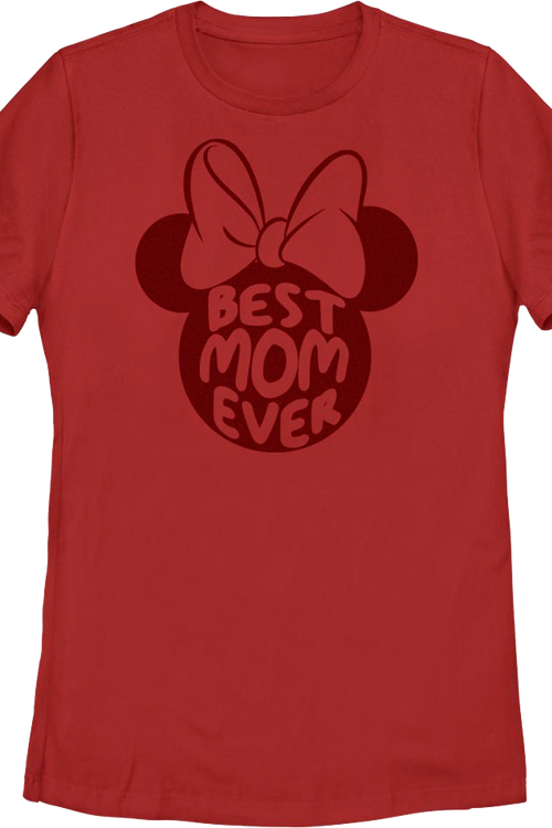 Womens Minnie Mouse Best Mom Ever Disney Shirtmain product image