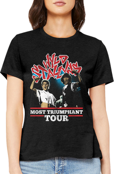 Womens Most Triumphant Tour Bill and Ted's Excellent Adventure Shirt