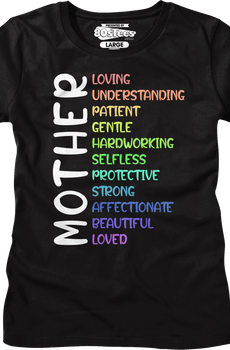 Womens Mother List Shirt
