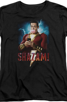 Womens Movie Poster Shazam Shirt