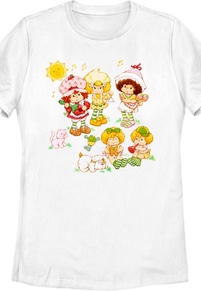 Womens Musical Friends Strawberry Shortcake Shirt