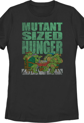 Womens Mutant Sized Hunger Teenage Mutant Ninja Turtles Shirt