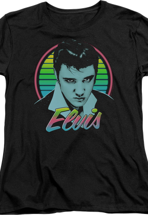 Womens Neon Elvis Presley Shirt