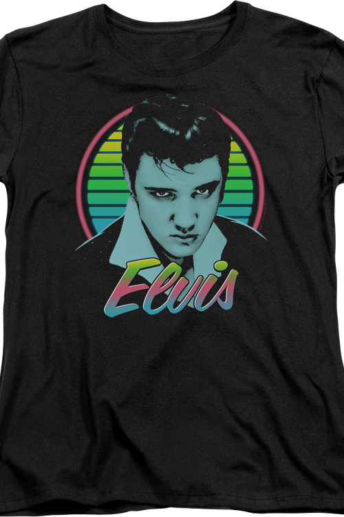 Womens Neon Elvis Presley Shirtmain product image