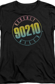 Womens Neon Logo Beverly Hills 90210 Shirt