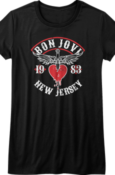 Womens New Jersey 1983 Bon Jovi Shirt
