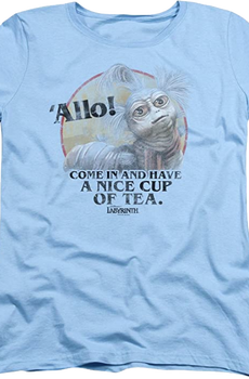 Womens Nice Cup of Tea Labyrinth Shirt