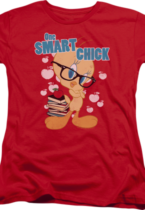Womens One Smart Chick Looney Tunes Shirt