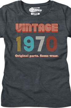 Womens Original Parts Some Wear Vintage 1970 Shirt