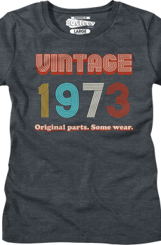Womens Original Parts Some Wear Vintage 1973 Shirt