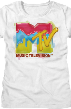 Womens Painted Logo MTV Shirt
