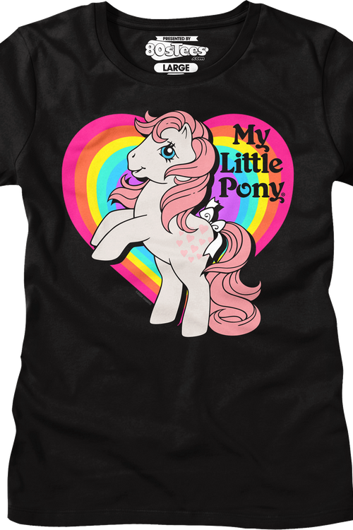 Womens Peachy Rainbow Heart My Little Pony Shirtmain product image