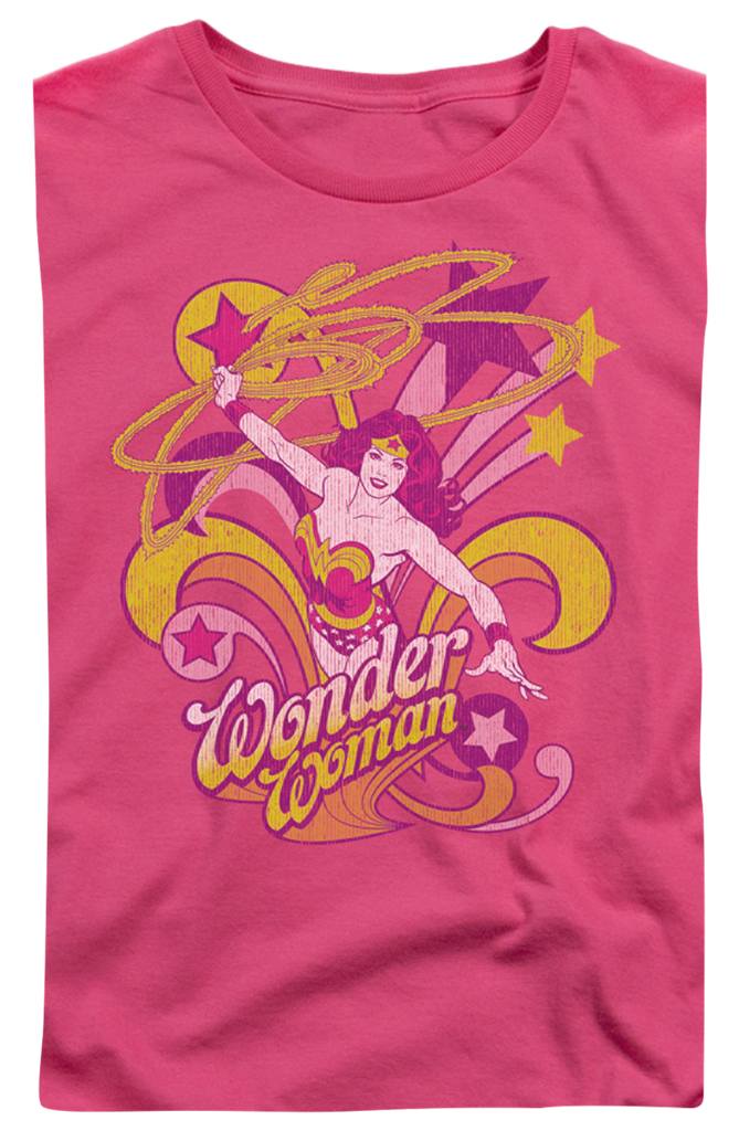 Pink wonder woman shirt outlet