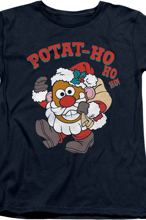 Womens Potat-Ho-Ho-Ho Mr. Potato Head Shirtmain product image