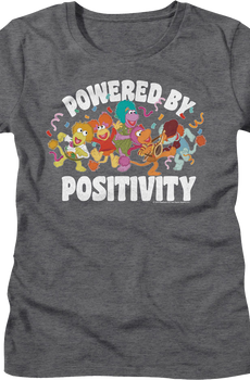 Womens Powered By Positivity Fraggle Rock Shirt