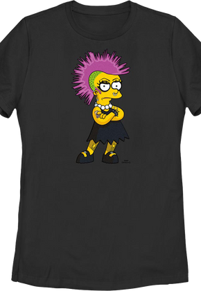 Womens Punk Lisa Simpsons Shirt