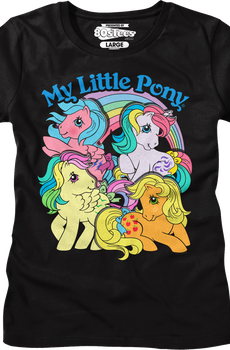 Womens Rainbow Collage My Little Pony Shirt