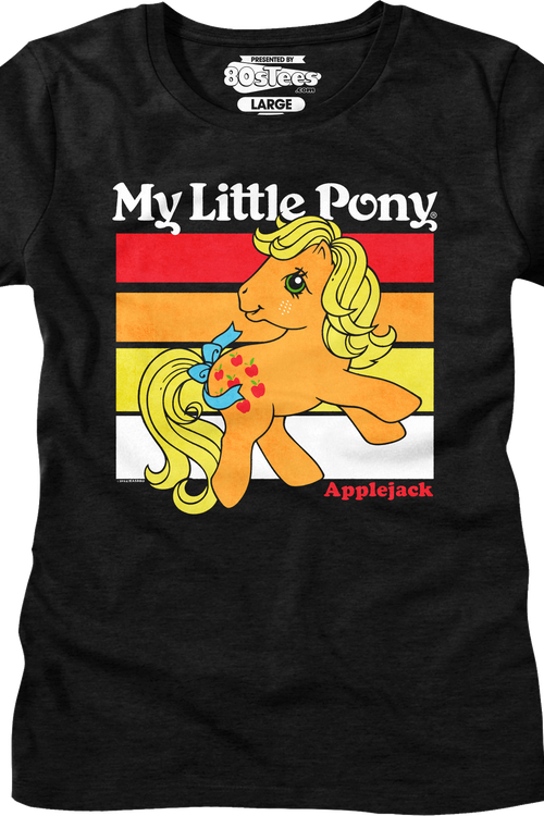 Womens Retro Applejack My Little Pony Shirtmain product image