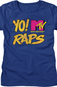 Womens Retro Logo Yo! MTV Raps Shirt