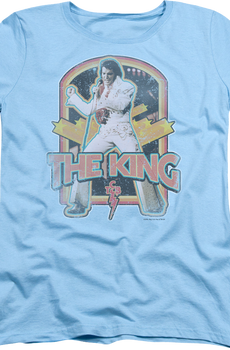 Womens Retro The King Elvis Presley Shirt