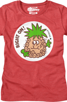 Womens Right On Pineapple Scratch N Sniff Shirt