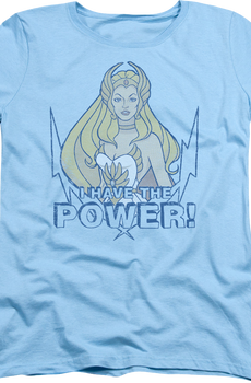 Womens She-Ra I Have the Power Masters of the Universe Shirt