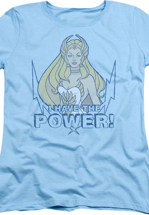 Womens She-Ra I Have the Power Masters of the Universe Shirt