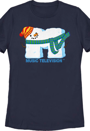 Womens Snowman Logo MTV Shirt