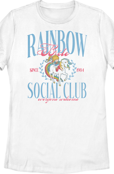 Womens Social Club Since 1984 Rainbow Brite Shirt