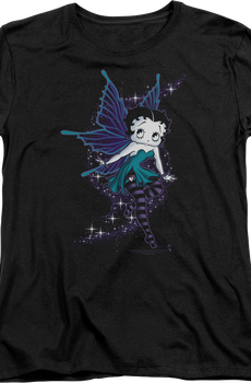 Womens Sparkling Fairy Betty Boop Shirt