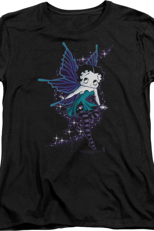 Womens Sparkling Fairy Betty Boop Shirtmain product image