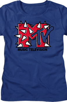 Womens Spikes Logo MTV Shirt