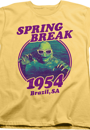 Womens Spring Break 1954 Creature From The Black Lagoon Shirt