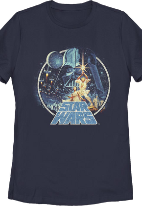 Womens Star Wars A New Hope Poster Art Shirt