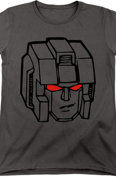 Womens Starscream Head Shot Transformers Shirt