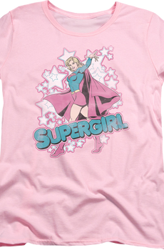 Womens Strike A Pose Supergirl Shirt