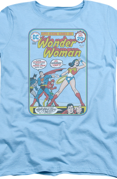 Womens Super-Heroine Number One Wonder Woman Shirt