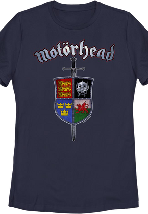 Womens Sword & Shield Crest Motorhead Shirt