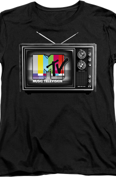 Womens Television Logo MTV Shirt